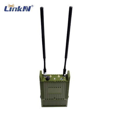 Militaire Tactische de multi-Hop82mbps MIMO 10W Hoge Macht AES Enrcyption van IP66 MESH Radio met Batterij